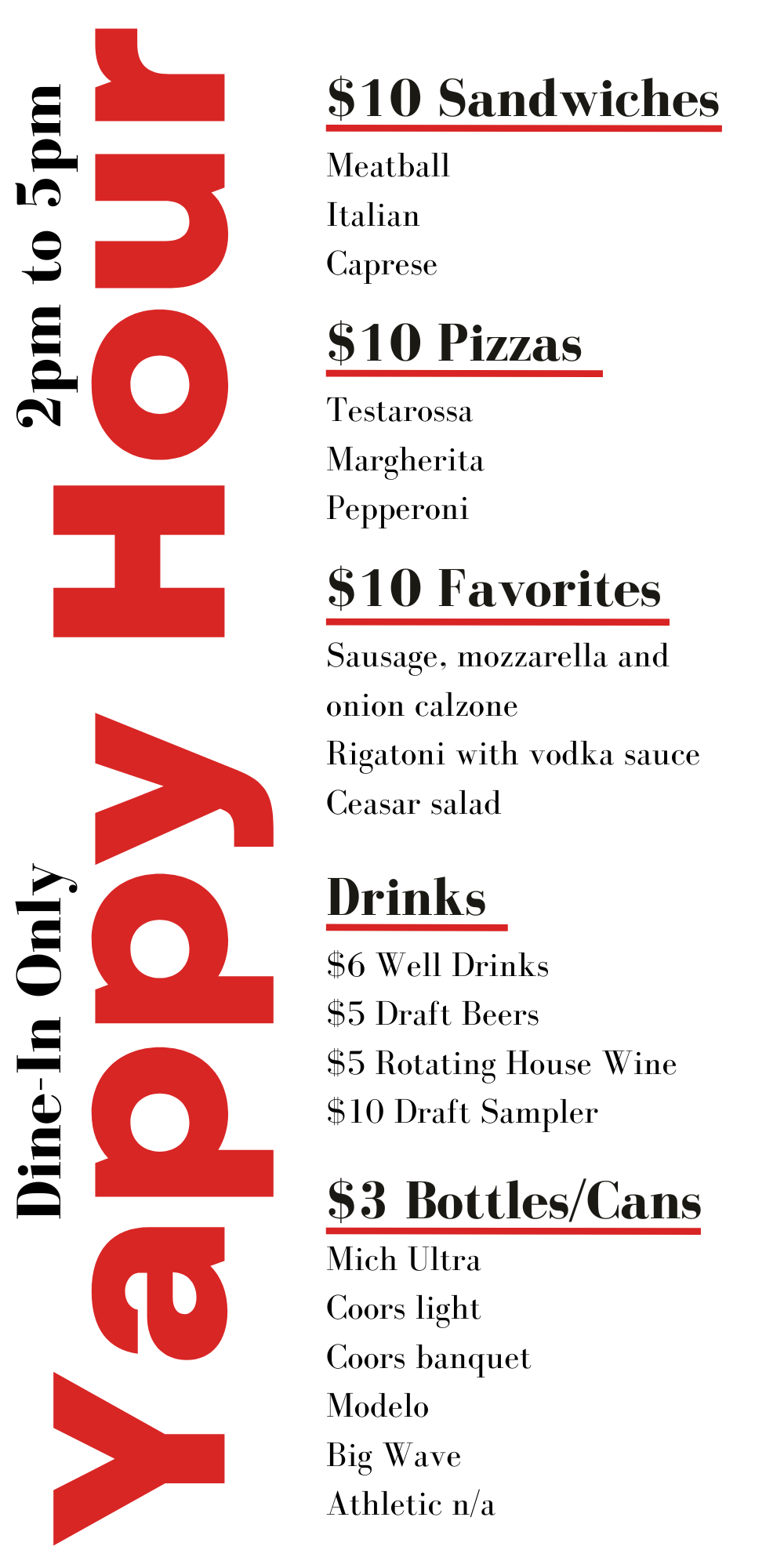 Happy Hour | Enjoy Happy Hour – Savor Pizza Deals — Pizza To The